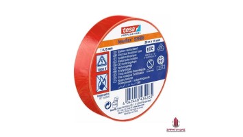 Tape professional soft PVC insulation Red 53988-00021 Tesa