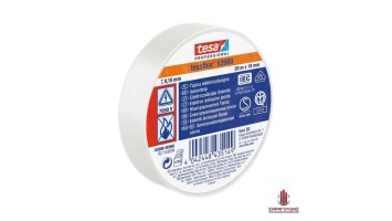 Tape professional soft PVC insulation White 53988-00066 Tesa