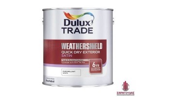Weathershield quick dry exterior satin Trade Dulux