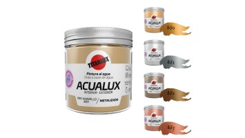 Acrylic metallic paint Acualux Metalizado Titan 3136***