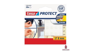 Προστατευτικά σιλικόνης 8mm - Αυτοκόλλητα αντιολισθητικά - αντιθορυβικά 57898 Tesa
