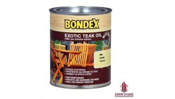 Exotic Teak oil Bondex 