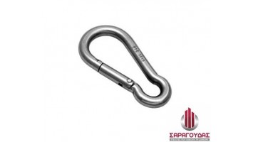 Nickel snap hooks DIN 5299 255**