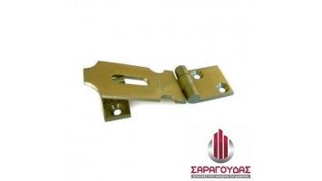 Solid brass hasp 090 Metalor