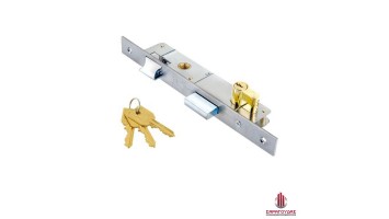 Κλειδαριά για πόρτες αλουμινίου, σιδήρου - Γλωσσού 20mm  90120 Domus