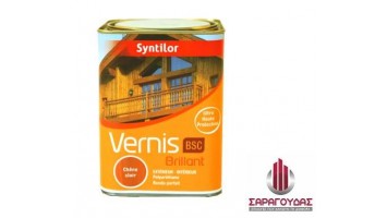 Βερνίκι Ξύλου Νερού Πολυουρεθάνης Γυαλιστερό Vernis Bois BSC Brilliant Syntilor
